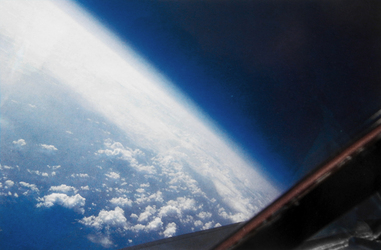 SR-71 ABOVE CLOUDS